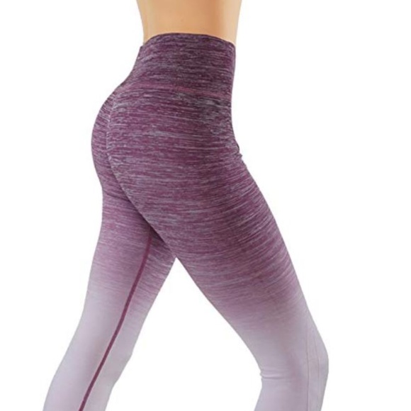 Ombre printed leggings yoga pants - Picture 2 of 4